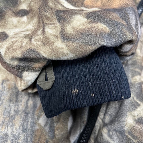 Browning Reversible Puffer Jacket Real Tree Camo/Olive Green Outdoor Full Zip - Picture 9 of 14